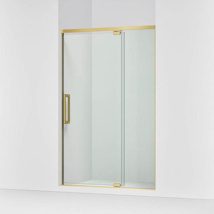 KOHLER K-CA37596-8L Statement 76" H pivot shower door with 5/16"-thick glass