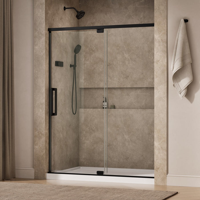 KOHLER K-CA37597-8L Statement 76" H pivot shower door with 5/16"-thick glass