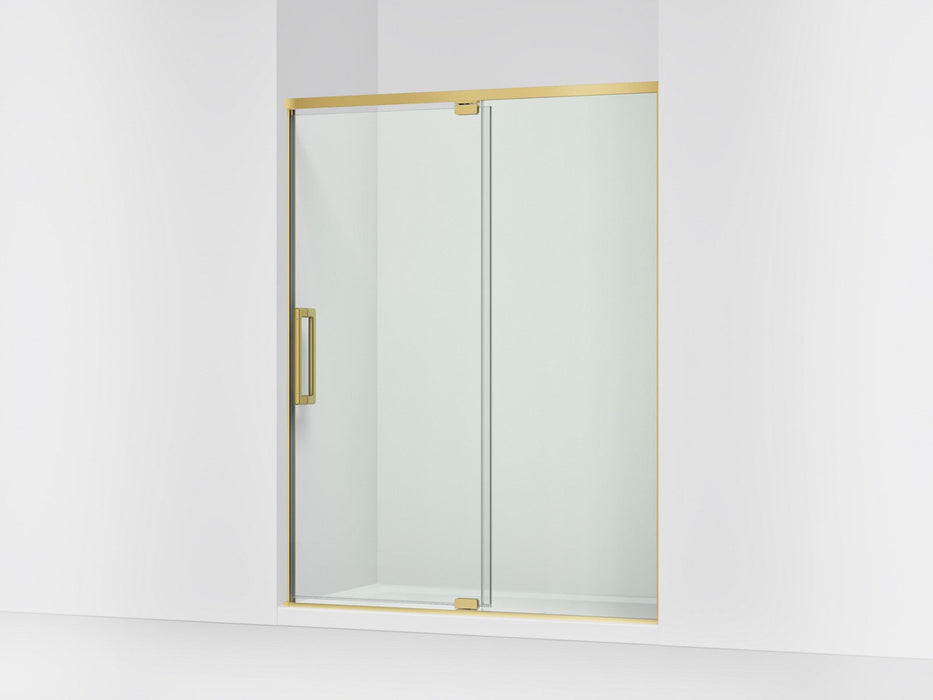 KOHLER K-CA37597-8L Statement 76" H pivot shower door with 5/16"-thick glass