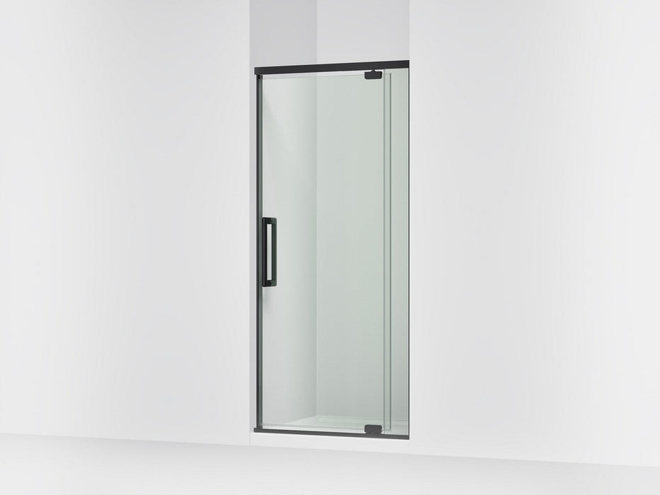KOHLER K-CA37598-8L Statement 76" H pivot shower door with 5/16"-thick glass