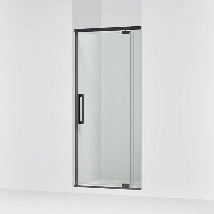 KOHLER K-CA37598-8L Statement 76" H pivot shower door with 5/16"-thick glass