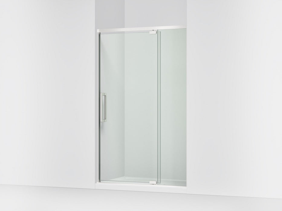 KOHLER K-CA37599-8L Statement 76" H pivot shower door with 5/16"-thick glass