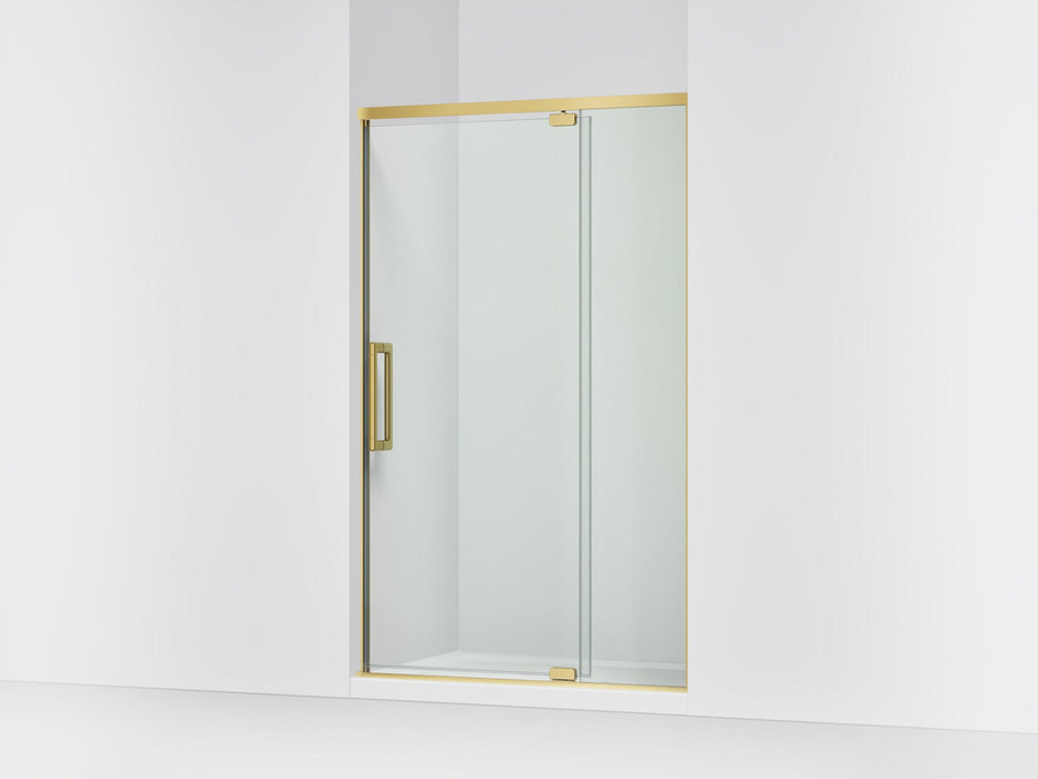 KOHLER K-CA37599-8L Statement 76" H pivot shower door with 5/16"-thick glass