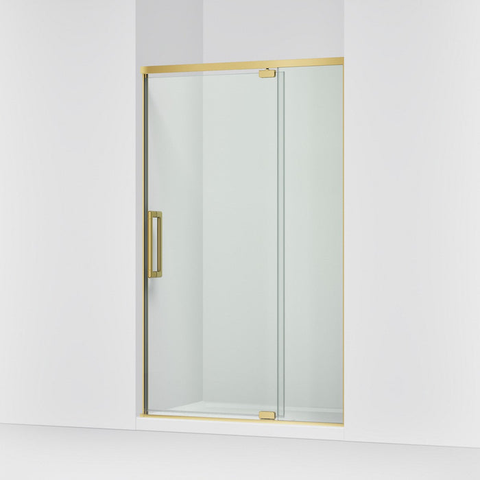 KOHLER K-CA37599-8L Statement 76" H pivot shower door with 5/16"-thick glass