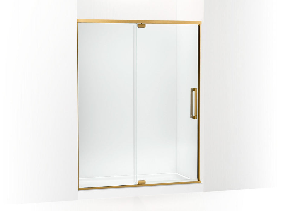 KOHLER K-CA37600-8L Statement 76" H pivot shower door with 5/16"-thick glass