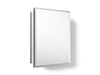 KOHLER K-CB-CLR1620FS CL Series 16" W x 20" H aluminum single-door medicine cabinet with mirrored door, beveled edges