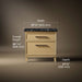 3/4 view of product with dimensions