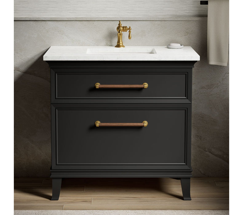 KOHLER K-CM33559-BD1 Artifacts 36" bathroom vanity cabinet with sink and quartz top