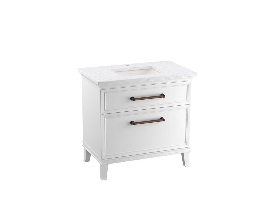 KOHLER K-CM33559-BD1 Artifacts 36" bathroom vanity cabinet with sink and quartz top