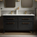 KOHLER K-CM33560-BD1 Artifacts 60" bathroom vanity cabinet with sinks and quartz top