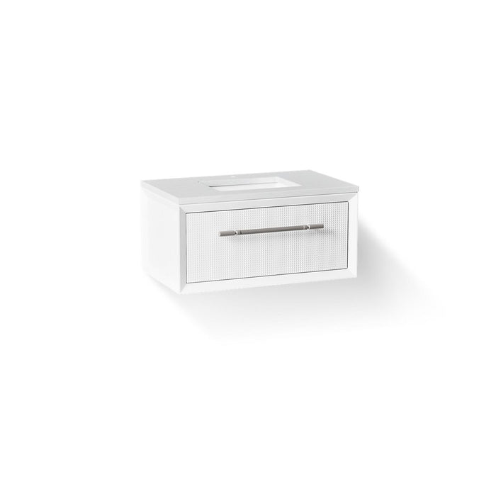 KOHLER K-CM33562-BD1 Enivo 36" wall-hung bathroom vanity cabinet with sink and quartz top