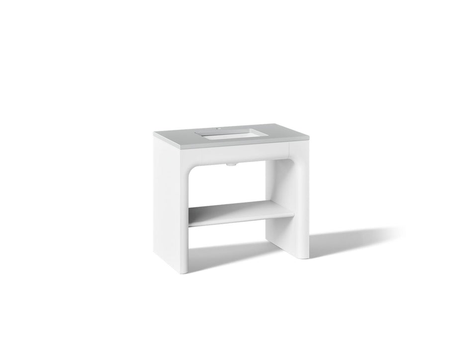 KOHLER K-CM39272-BD1 Statement 36" Console-style Bathroom Vanity Set with Sink and Quartz Top