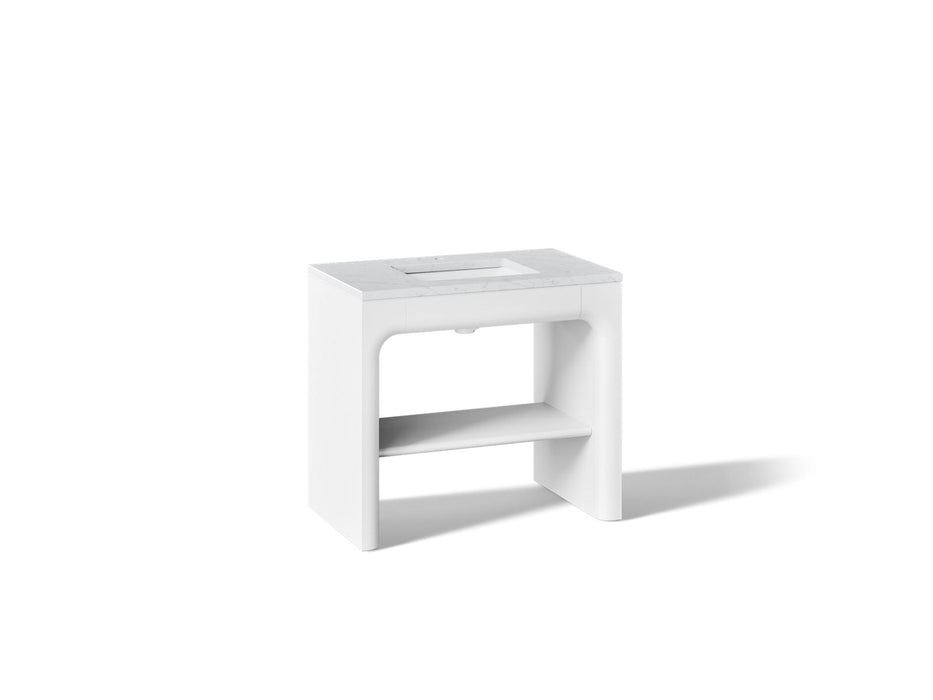 KOHLER K-CM39272-BD1 Statement 36" Console-style Bathroom Vanity Set with Sink and Quartz Top