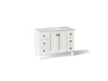 KOHLER K-CM99535-BD1 Poplin 48" bathroom vanity cabinet with sink and quartz top