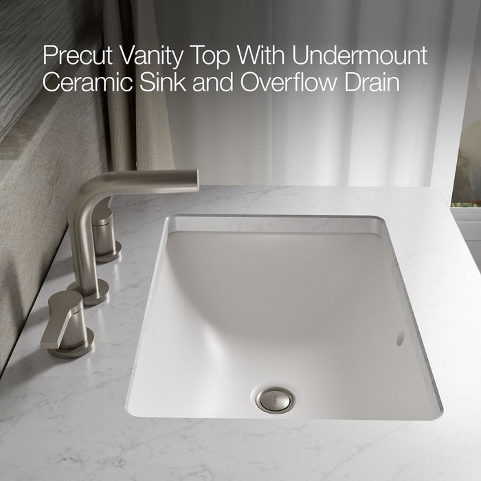 KOHLER K-CM99537-BD1 Poplin 60" bathroom vanity cabinet with sinks and quartz top