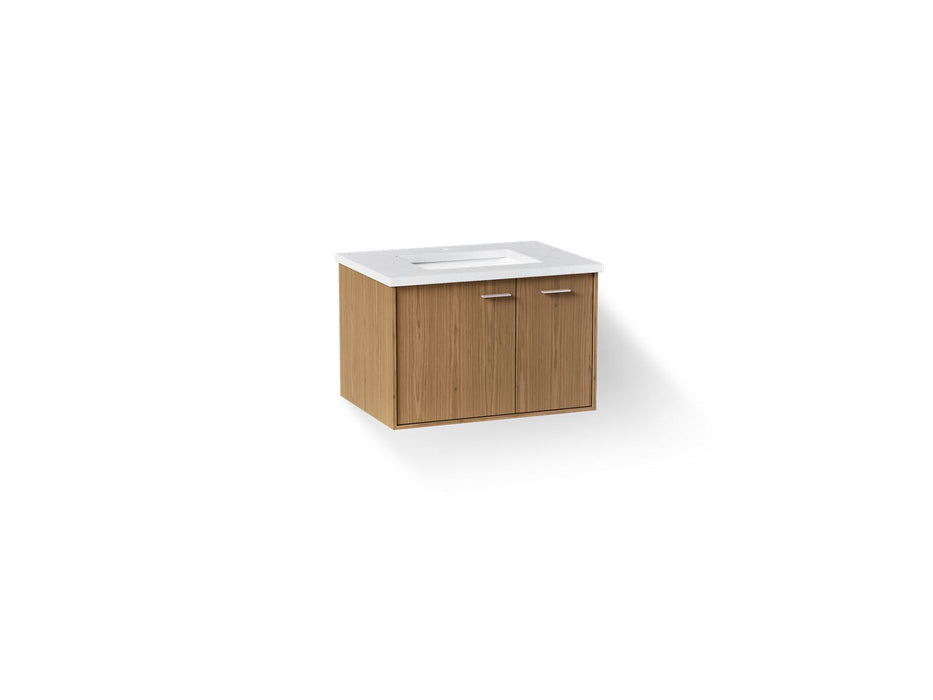 KOHLER K-CM99541-BD1 Jute 31" wall-hung bathroom vanity cabinet with sink and quartz top