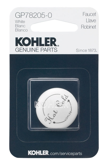KOHLER K-GP78205-0 White Plug Button