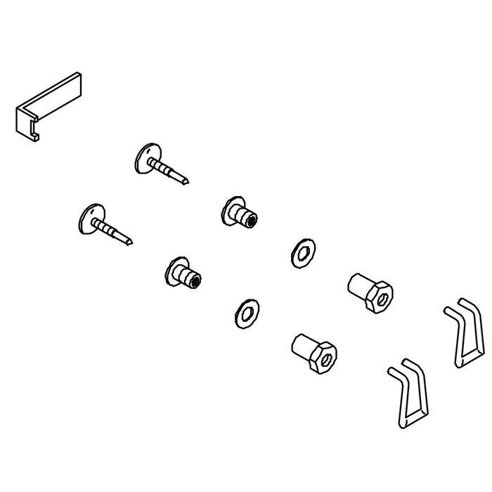 KOHLER K-1000401-BC Tank Cover Locks, default title