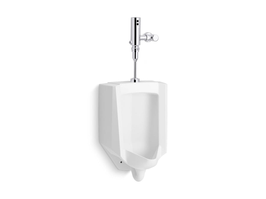 KOHLER K-PR4991-T2H Bardon High-efficiency urinal with Mach Tripoint touchless 0.5 gpf HES-powered flushometer