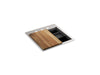 KOHLER K-RH23377-1PC Lyric Workstation 20-1/2" Top-/under-mount Single-bowl Bar Sink