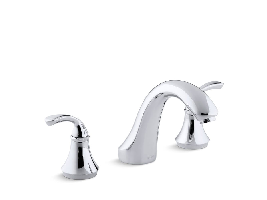KOHLER K-T10278-4 Forté Sculpted Deck-mount bath faucet trim for high-flow valve, valve not included