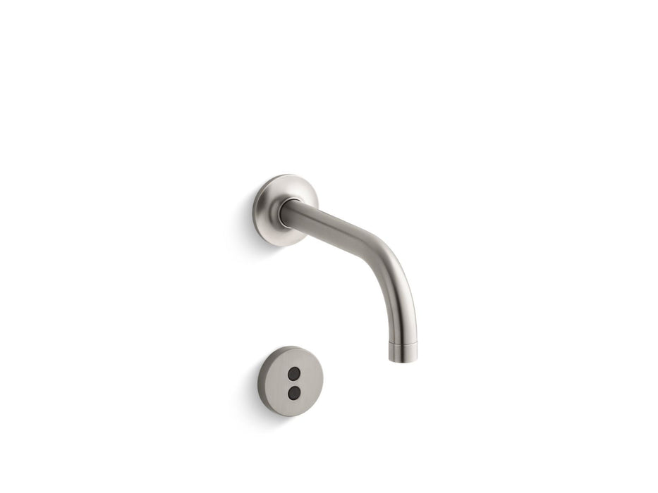 KOHLER K-T11841 Purist Wall-mount touchless faucet trim with Insight technology and 6" 90-degree spout, requires valve,...