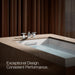 Kohler K-T13140-3A Pinstripe Deck-mount bath faucet trim with cross handles