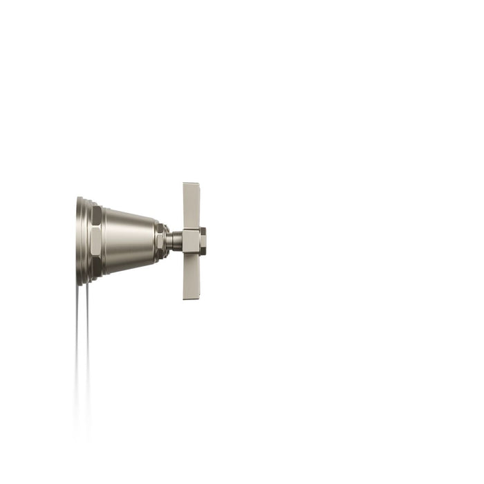 KOHLER K-T13141-3A Pinstripe Deck-mount bath faucet handle trim with Cross design