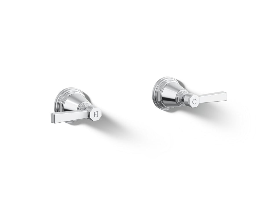 KOHLER K-T13141-4A Pinstripe Deck-mount bath faucet handle trim with Lever design