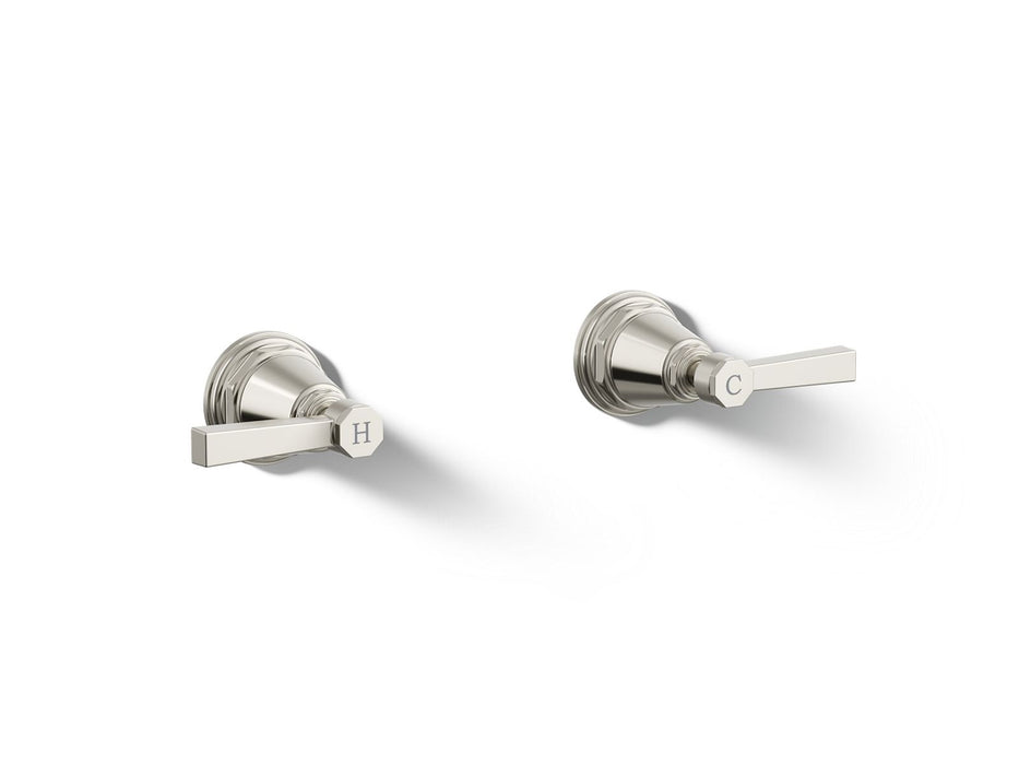 KOHLER K-T13141-4A Pinstripe Deck-mount bath faucet handle trim with Lever design