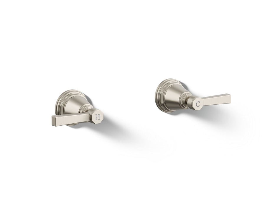 KOHLER K-T13141-4A Pinstripe Deck-mount bath faucet handle trim with Lever design