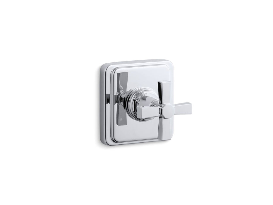 KOHLER K-T13175-3A Pinstripe MasterShower transfer valve trim cross handle