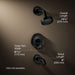 3/4 view of product with dimensions