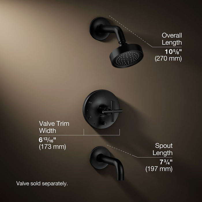 3/4 view of product with dimensions