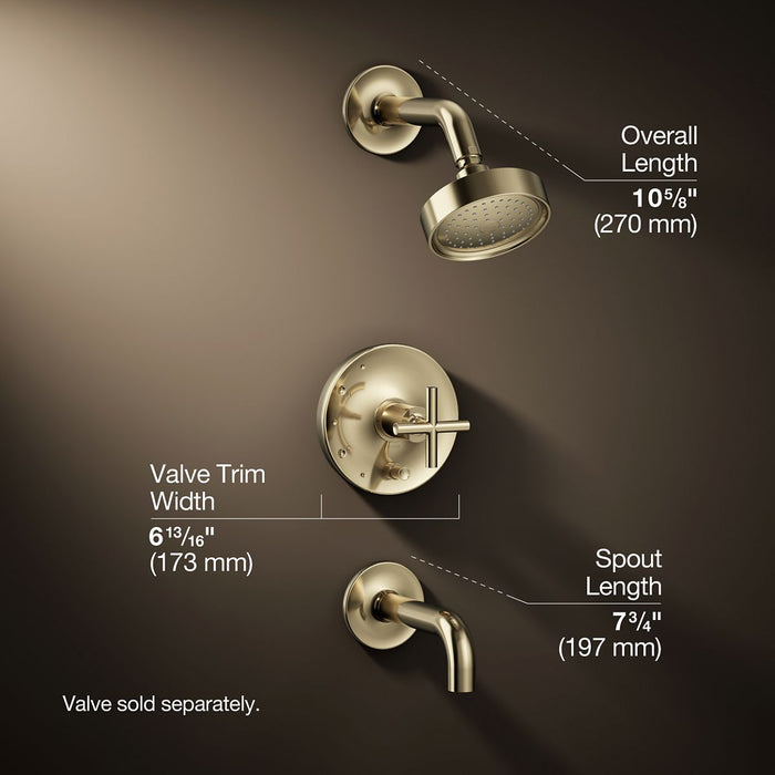 3/4 view of product with dimensions