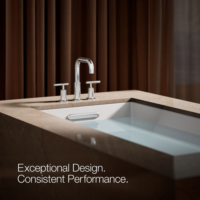 Kohler K-T14428-4 Purist Deck-mount bath faucet trim with Lever handles