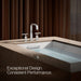Kohler K-T14428-4 Purist Deck-mount bath faucet trim with Lever handles