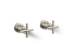 Kohler K-T14429-3 Purist Deck- or wall-mount bath faucet handle trim with cross design