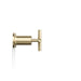 KOHLER K-T14429-3 Purist Deck- or wall-mount bath faucet handle trim with cross design, vibrant french gold - view 5
