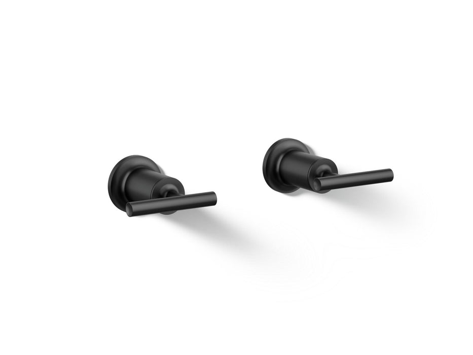 KOHLER K-T14429-4 Purist Deck- or wall-mount bath faucet handle trim with lever design