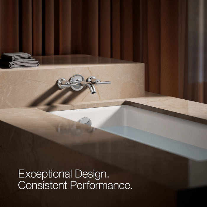 KOHLER K-T14429-4 Purist Deck- or wall-mount bath faucet handle trim with lever design