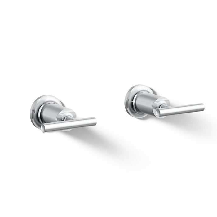KOHLER K-T14429-4 Purist Deck- or wall-mount bath faucet handle trim with lever design
