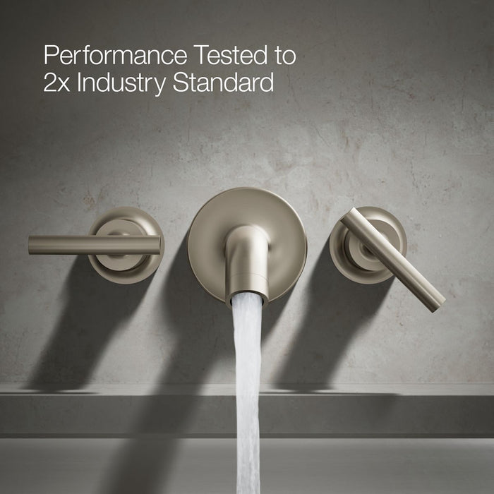 KOHLER K-T14429-4 Purist Deck- or wall-mount bath faucet handle trim with lever design