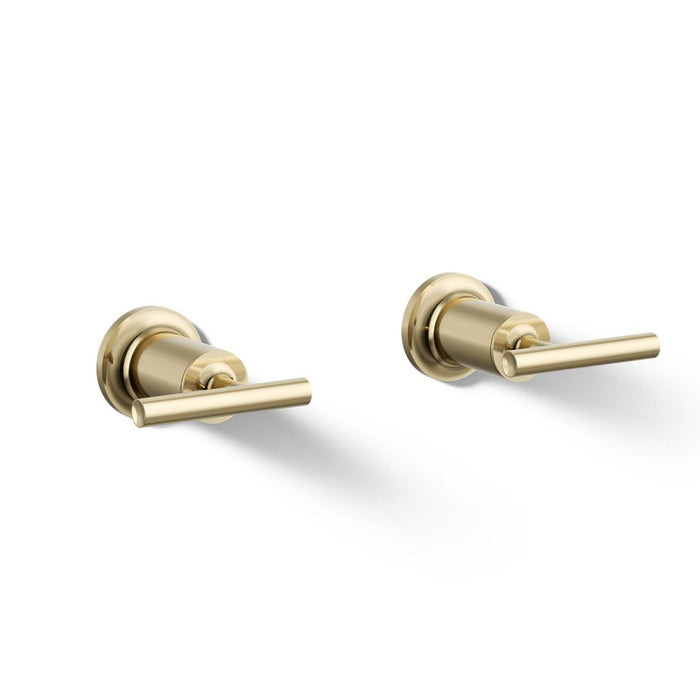 KOHLER K-T14429-4 Purist Deck- or wall-mount bath faucet handle trim with lever design