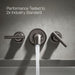 Kohler K-T14429-4 Purist Deck- or wall-mount bath faucet handle trim with lever design