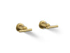 KOHLER K-T14429-4 Purist Deck- or wall-mount bath faucet handle trim with lever design
