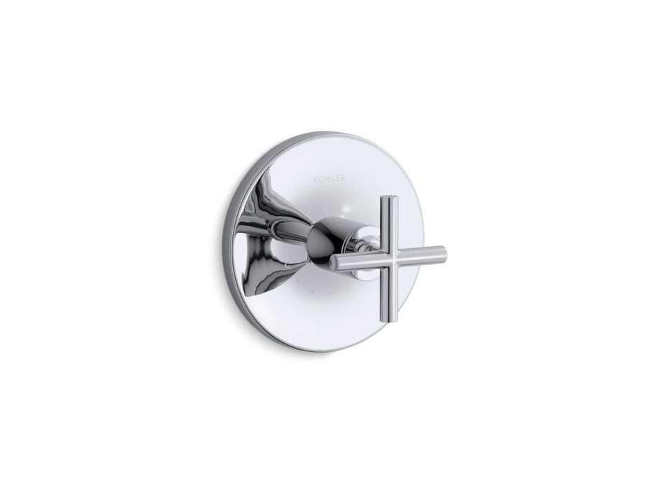 Kohler K-T14488-3 Purist MasterShower temperature control valve trim with cross handle