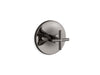 Kohler K-T14488-3 Purist MasterShower temperature control valve trim with cross handle