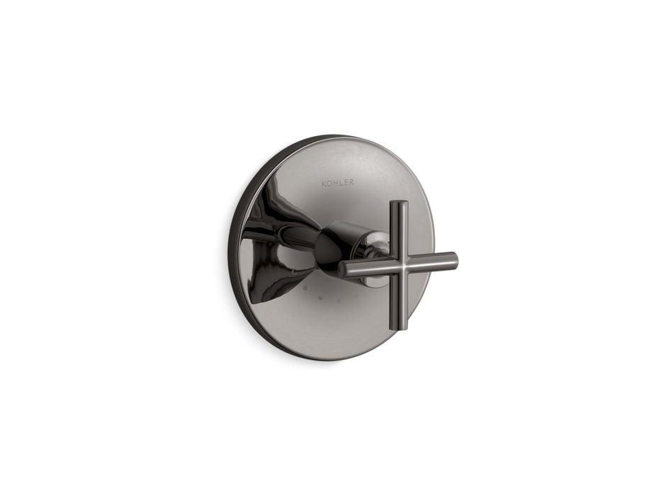 Kohler K-T14488-3 Purist MasterShower temperature control valve trim with cross handle