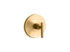 KOHLER KOHLER K-T14488-4 Purist MasterShower temperature control valve trim with lever handle